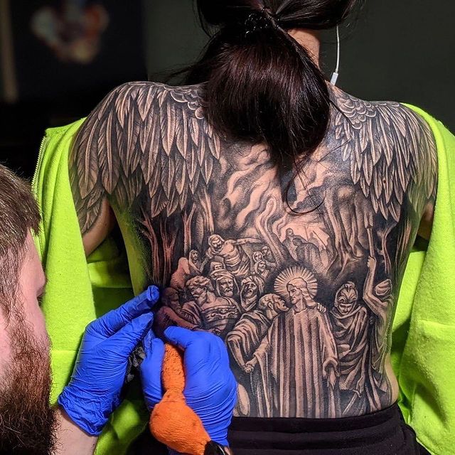 Tattoo work example 6