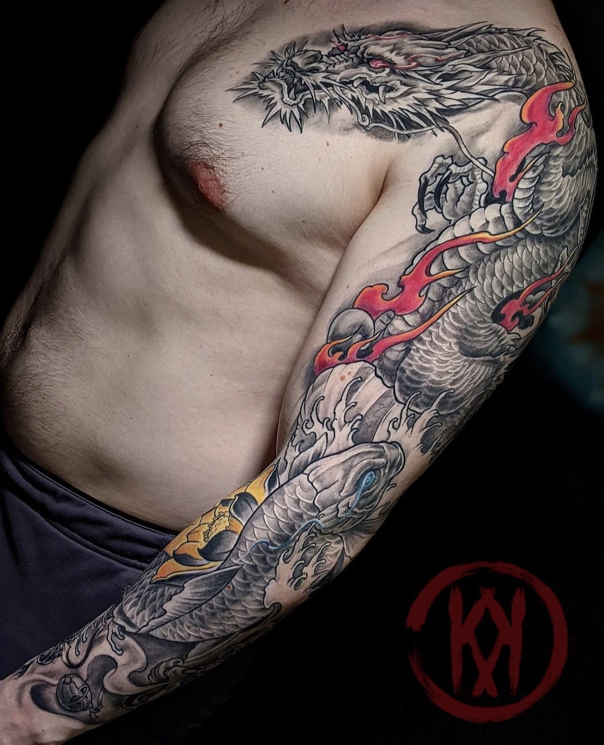 Tattoo work example 1